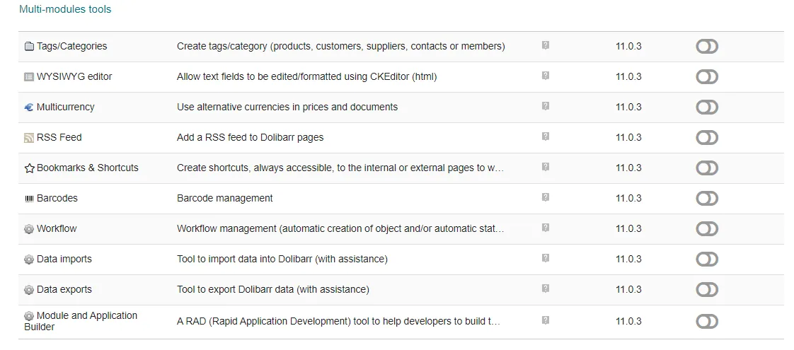 Product and Service Catalog