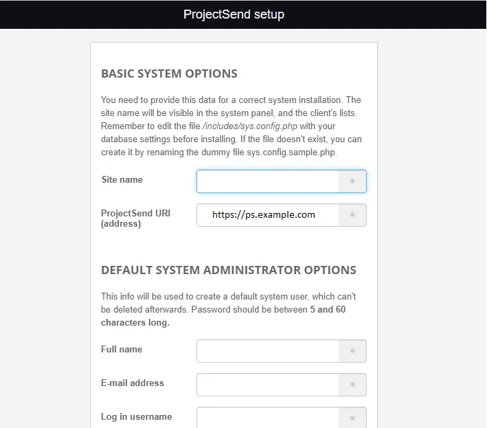 ProjectSend HTTPS Configuration