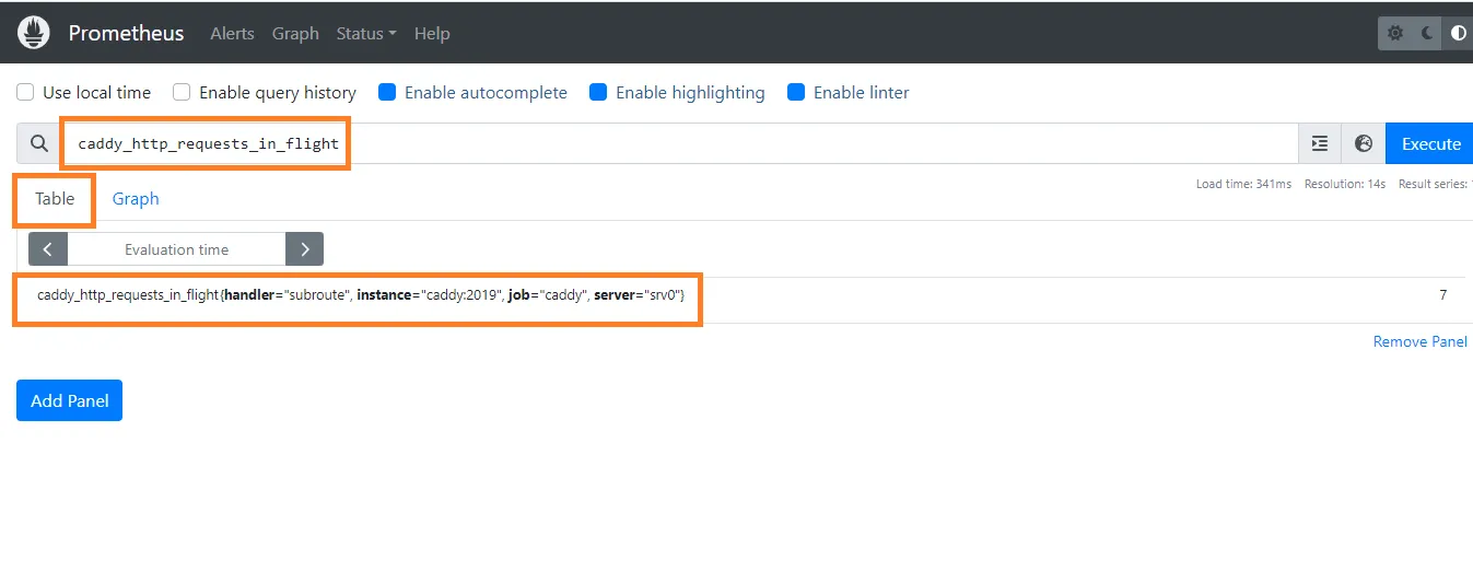 Prometheus UI 2